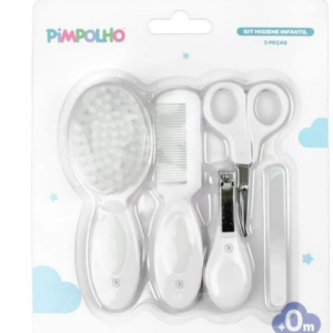 kit higiene bebe 5 peças unha pimpolho